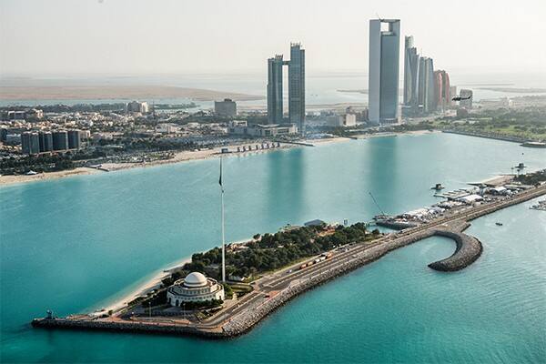 Downtown Corniche Aerial View