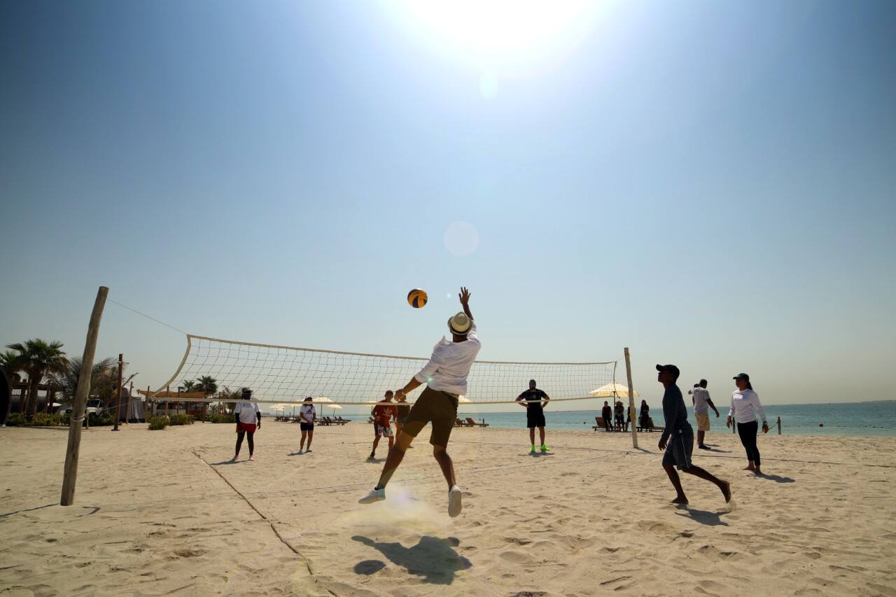 Downtown Abu Dhabi beach