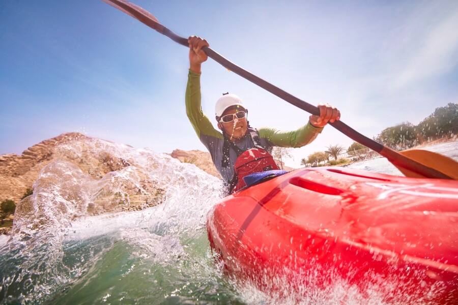 kayaking