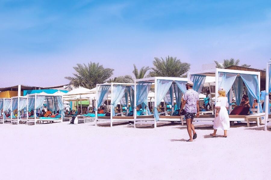 yas beach cabanas