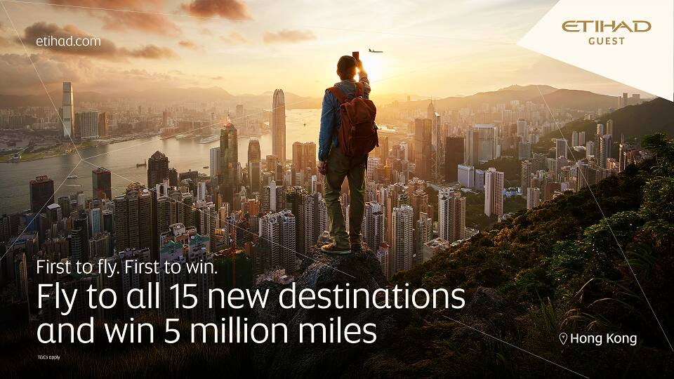 Etihad Guest Offers 5 Million Miles in a Race to Discover Etihad’s Newest Destinations