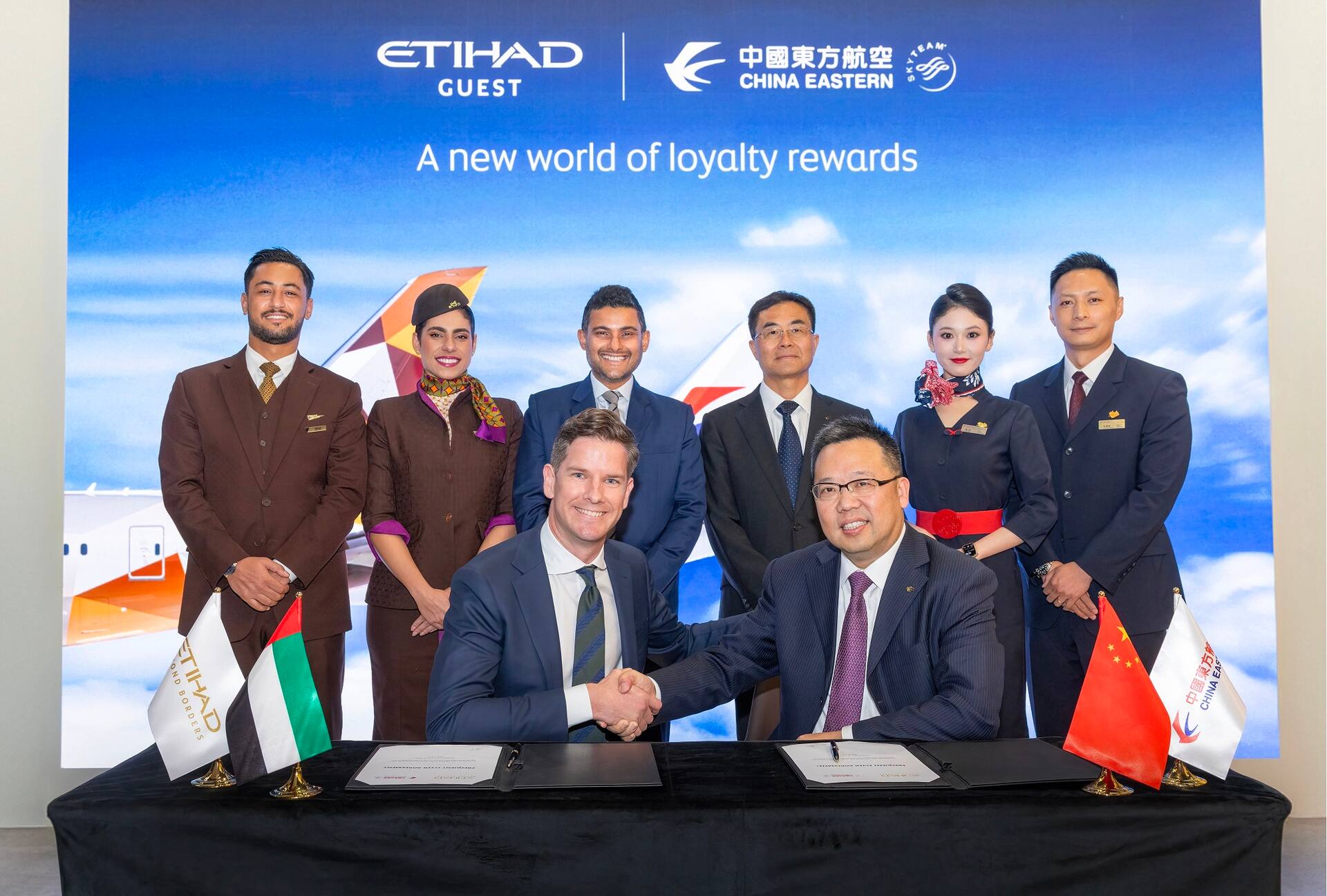 Etihad and China Eastern Airlines celebrate start of joint venture